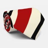 Morsen - Rood en kreeft Stropdas (Opgerold)