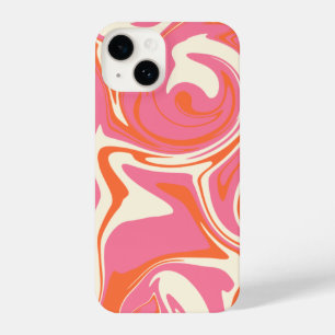 Morsen - Roze, Oranje en crème iPhone 14 Hoesje