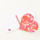 Morsen - Roze, Oranje en crème Notitieboek (Binnen)