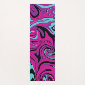 Morsen - Roze, Paars, blauw en zwart Yogamat (Voorkant)