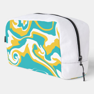 Morsen - Turquoise en Geel Toilettasje