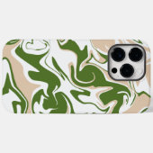 Morsen - wit, zand en palmgroen Case-Mate iPhone case (Achterkant (horizontaal))