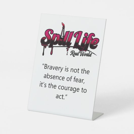 morseringsweergavevoetstuk reclamebord met voetstuk (Voorkant)