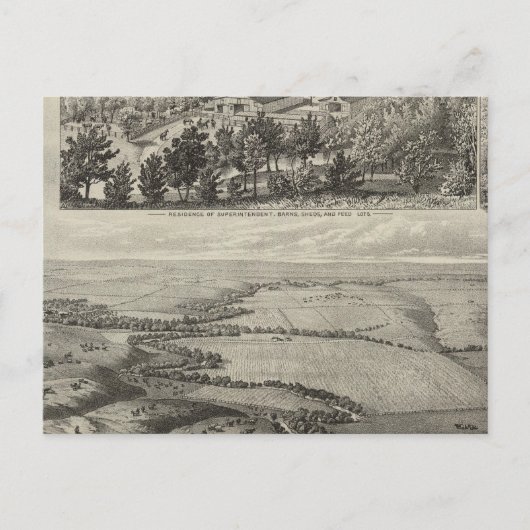 Morse's Ranche Chase County Briefkaart (Voorkant)