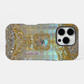 Morshnette Elegante Barok Initialen iPhone Hoesje (Achterkant horizontaal)