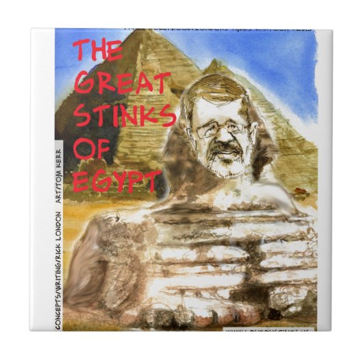 Morsi Grootste Stinkerds Van Egypte Grappig Tegeltje (Voorkant)