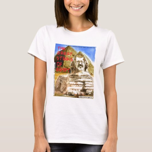 Morsi Stinkt Hevig In Egypte Grappig T-shirt (Voorkant)