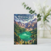 Morskie Oko Polen Briefkaart (Staand voorkant)