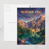 Morskie Oko Polen Briefkaart (Voorkant / Achterkant)