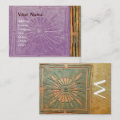 MORSTSTAR , MONOGRAM VISITEKAARTJE (Voorkant / Achterkant)