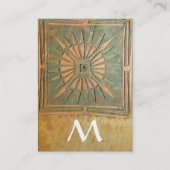 MORSTSTAR , MONOGRAM VISITEKAARTJE (Achterkant)