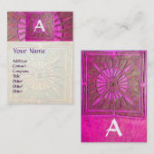 MORSTSTAR , MONOGRAM VISITEKAARTJE (Voorkant / Achterkant)