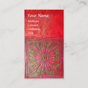 MORSTSTAR , MONOGRAM VISITEKAARTJE