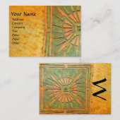 MORSTSTAR , MONOGRAM VISITEKAARTJE (Voorkant / Achterkant)