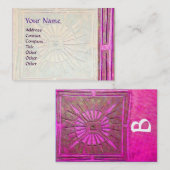 MORSTSTAR , MONOGRAM VISITEKAARTJE (Voorkant / Achterkant)