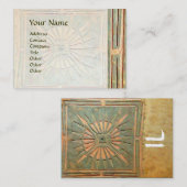 MORSTSTAR , MONOGRAM VISITEKAARTJE (Voorkant / Achterkant)