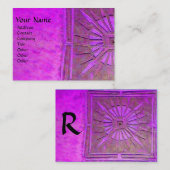 MORSTSTAR , MONOGRAM VISITEKAARTJE (Voorkant / Achterkant)