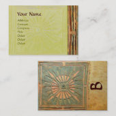 MORSTSTAR , MONOGRAM VISITEKAARTJE (Voorkant / Achterkant)