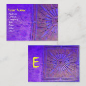 MORSTSTAR , MONOGRAM VISITEKAARTJE (Voorkant / Achterkant)