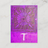 MORSTSTAR , MONOGRAM VISITEKAARTJE (Achterkant)