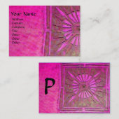 MORSTSTAR , MONOGRAM VISITEKAARTJE (Voorkant / Achterkant)