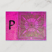 MORSTSTAR , MONOGRAM VISITEKAARTJE (Achterkant)