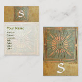 MORSTSTAR , MONOGRAM VISITEKAARTJE (Voorkant / Achterkant)