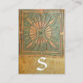 MORSTSTAR , MONOGRAM VISITEKAARTJE (Achterkant)