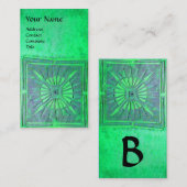 MORSTSTAR , MONOGRAM VISITEKAARTJE (Voorkant / Achterkant)