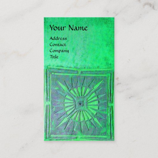 MORSTSTAR , MONOGRAM VISITEKAARTJE (Voorkant)