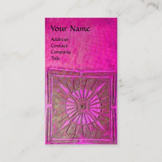 MORSTSTAR , MONOGRAM VISITEKAARTJE (Voorkant)