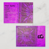 MORSTSTAR , MONOGRAM VISITEKAARTJE (Voorkant / Achterkant)