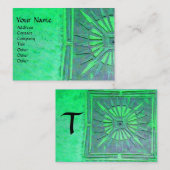 MORSTSTAR , MONOGRAM VISITEKAARTJE (Voorkant / Achterkant)