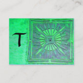 MORSTSTAR , MONOGRAM VISITEKAARTJE (Achterkant)