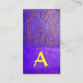 MORSTSTAR , MONOGRAM VISITEKAARTJE (Achterkant)