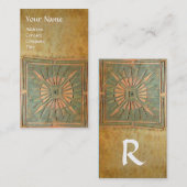 MORSTSTAR , MONOGRAM VISITEKAARTJE (Voorkant / Achterkant)