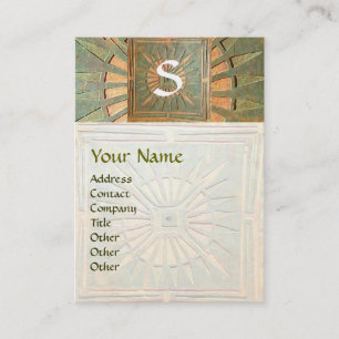 MORSTSTAR , MONOGRAM VISITEKAARTJE