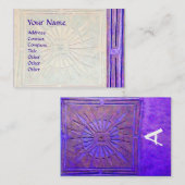 MORSTSTAR , MONOGRAM VISITEKAARTJE (Voorkant / Achterkant)