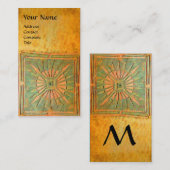 MORSTSTAR , MONOGRAM VISITEKAARTJE (Voorkant / Achterkant)