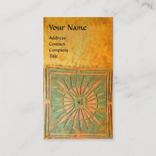 MORSTSTAR , MONOGRAM VISITEKAARTJE (Voorkant)