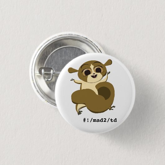 Mort Ronde Button 3,2 Cm (Voorkant /achterkant)