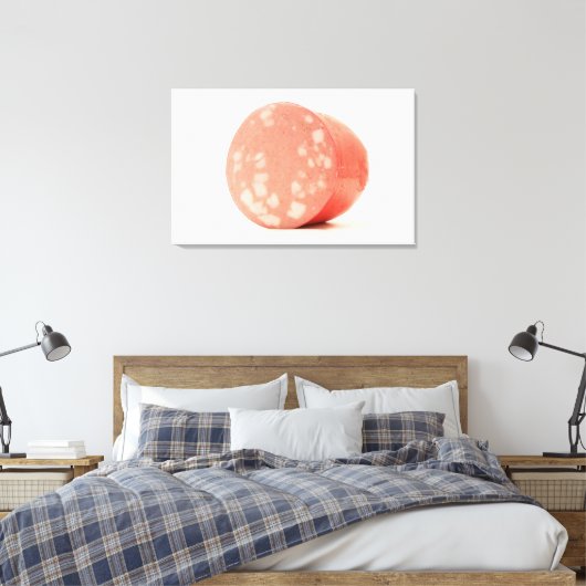 Mortadella Canvas Afdruk (Insitu (Slaapkamer))