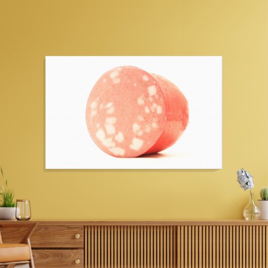 Mortadella Canvas Afdruk (Insitu (Woonkamer))