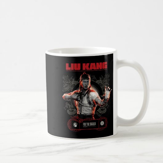 Mortal Combat Merch Liu Kang voor de Shaolin T-shi Koffiemok (Rechts)