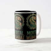 Mortal Wombat Tweekleurige Koffiemok (Voorkant rechts)