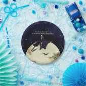 Mortaliteit en de maan papieren bordje (Feest)