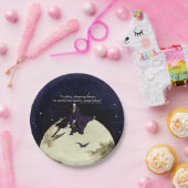 Mortaliteit en de maan papieren bordje (Feest)