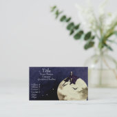 Mortaliteit en de maan visitekaartje (Staand voorkant)