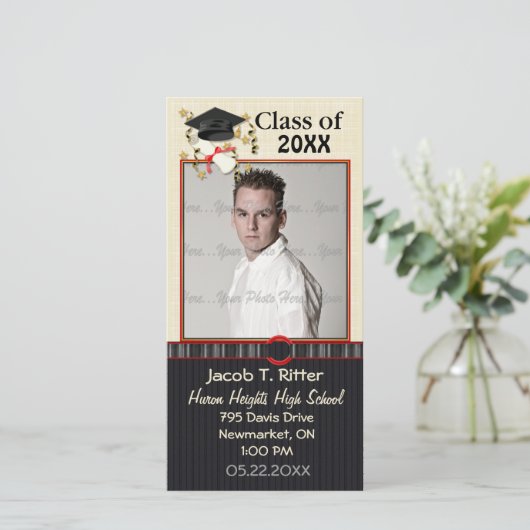 Mortar & Diploma - Aanpassen (Staand voorkant)