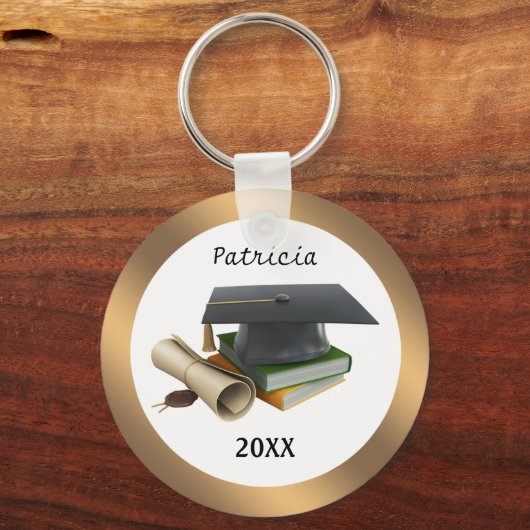 Mortar & Diploma Sleutelhanger (Voorkant)